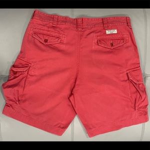 Classic Polo Ralph Lauren Chino Shorts - The color is Rust Pink